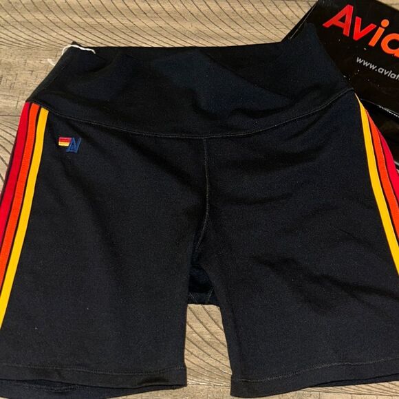 Aviator 🧑‍✈️ Nation Made in USA 🇺🇸 5 Stripe Performance 🏃 🧘 Shorts 🩳 NWT - Picture 6 of 17